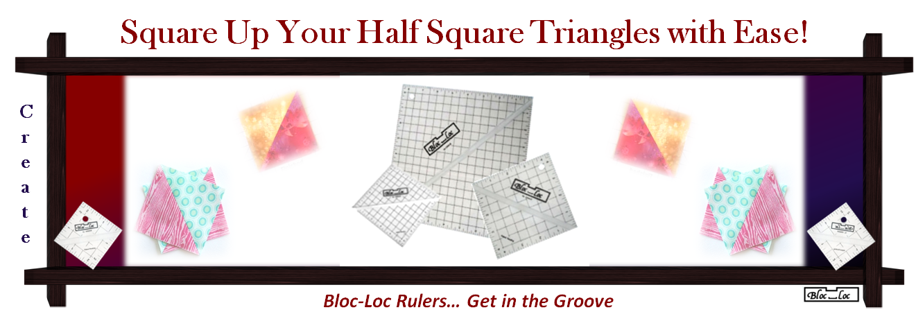 Square-up your half square triangles perfectly each and every time.No slipping... No hand pressure...Just align the seam and trim.